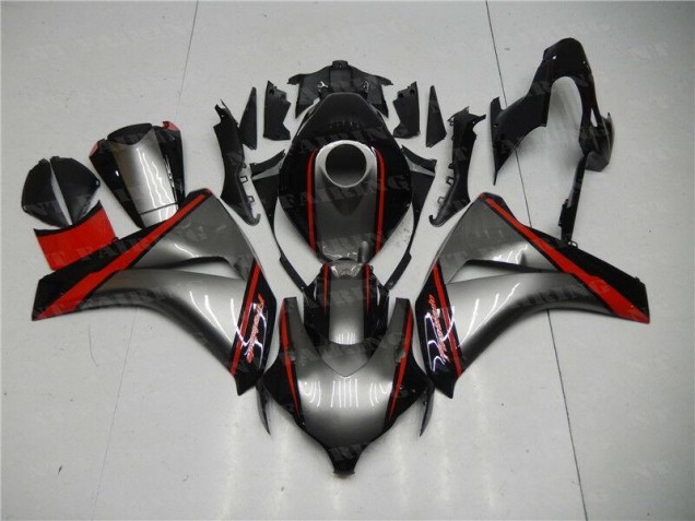 Grey Red Black 2008-2011 Honda CBR1000RR Fairings