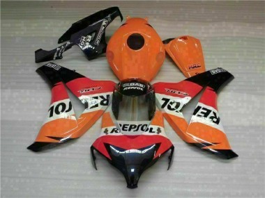 Orange 2008-2011 Honda CBR1000RR Complete Fairing Kit