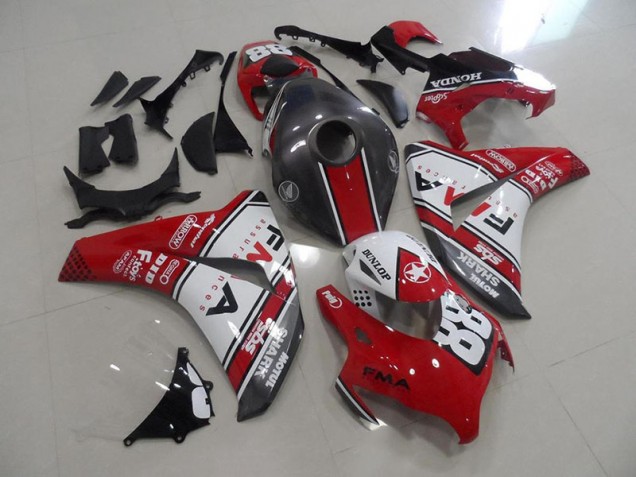 Red and Grey Fma 2008-2011 Honda CBR1000RR Fairings Red and Grey Fma 2008-2011 Honda CBR1000RR Fairings