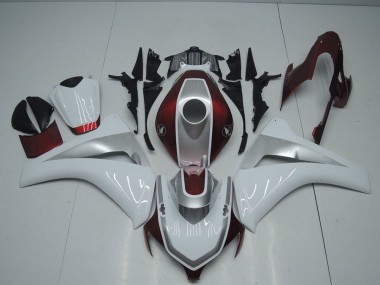 Red White and Silver 2008-2011 Honda CBR1000RR Fairings