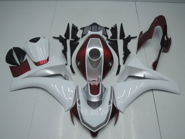 Red White and Silver 2008-2011 Honda CBR1000RR Fairings