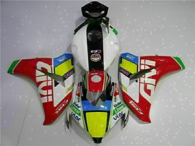 Red White 2008-2011 Honda CBR1000RR Complete Fairing Kit