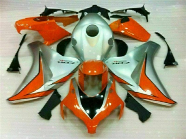 Silver Orange 2008-2011 Honda CBR1000RR Fairings
