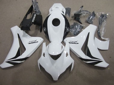 White Black Fireblade 2008-2011 Honda CBR1000RR Fairings