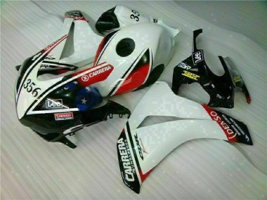 White Black 2008-2011 Honda CBR1000RR Complete Fairing Kit