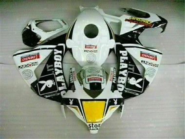 White Black 2008-2011 Honda CBR1000RR Fairings & Bodywork