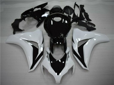 White Black 2008-2011 Honda CBR1000RR Full Fairing Kit
