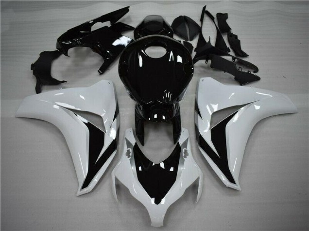 White Black 2008-2011 Honda CBR1000RR Full Fairing Kit