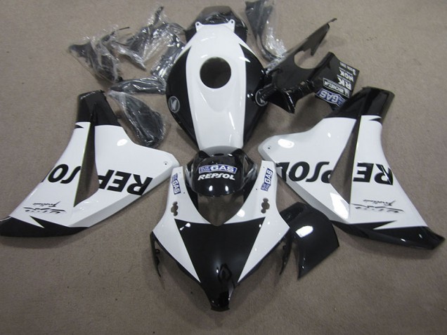 White Black Repsol 2008-2011 Honda CBR1000RR Fairings