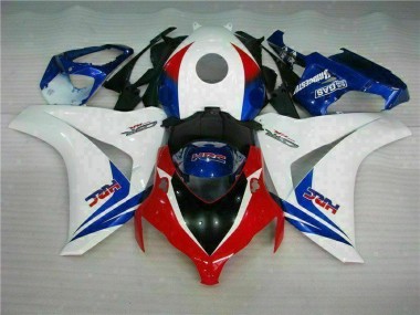 White Blue 2008-2011 Honda CBR1000RR Complete Fairing Kit