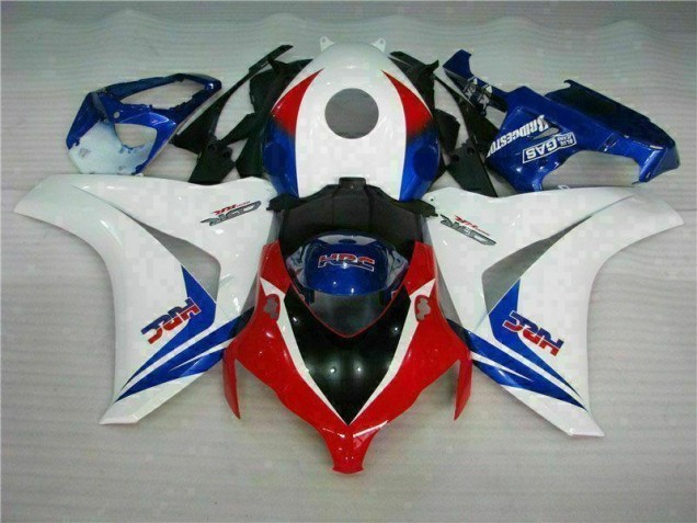 White Blue 2008-2011 Honda CBR1000RR Complete Fairing Kit