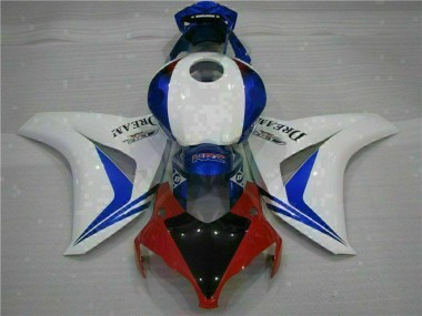White Blue 2008-2011 Honda CBR1000RR Fairings