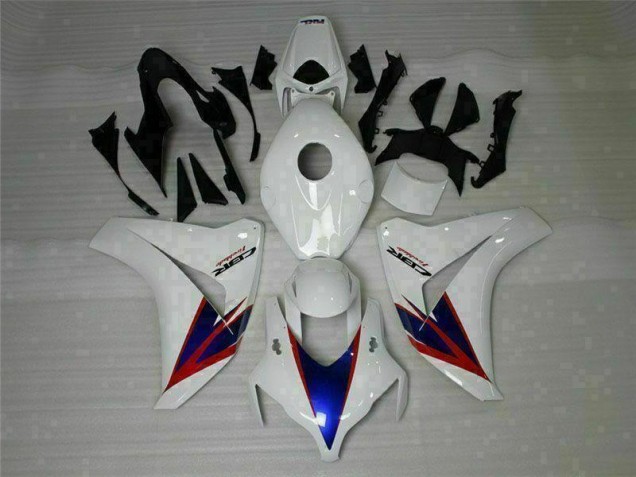 White Blue Red 2008-2011 Honda CBR1000RR Fairing Kit
