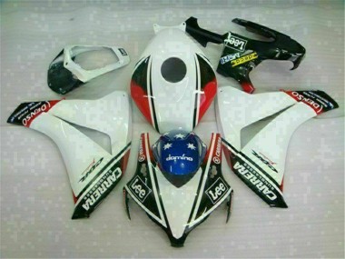 White 2008-2011 Honda CBR1000RR Fairings
