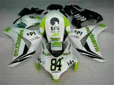White 2008-2011 Honda CBR1000RR Full Plastic Fairings