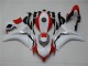 White Red 2008-2011 Honda CBR1000RR Fairings & Bodywork