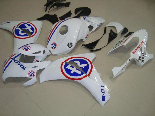 White Repsol 2008-2011 Honda CBR1000RR Fairings White Repsol 2008-2011 Honda CBR1000RR Fairings