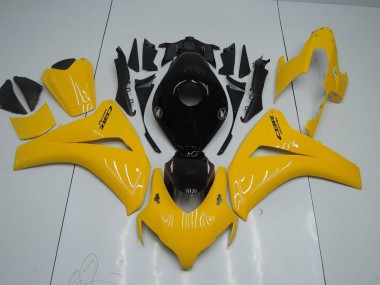Yellow and Black 2008-2011 Honda CBR1000RR Fairings