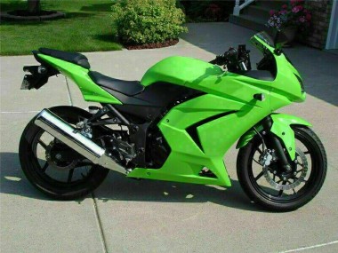Green 2008-2012 Kawasaki Ninja EX250 Fairings