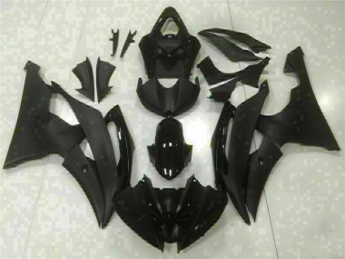 Black 2008-2016 Yamaha YZF R6 Fairing Kit