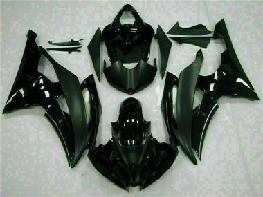 Black 2008-2016 Yamaha YZF R6 Fairings