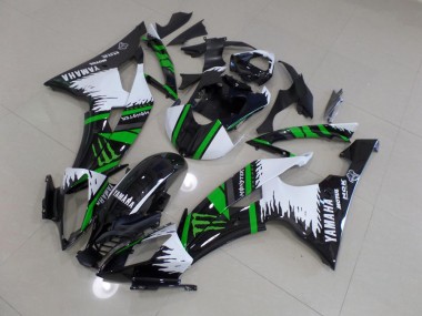 Special White Green Monster 2008-2016 Yamaha YZF R6 Fairings