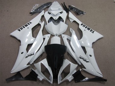 White Black Decal 2008-2016 Yamaha YZF R6 Fairings