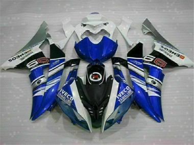 White Blue 2008-2016 Yamaha YZF R6 Fairings