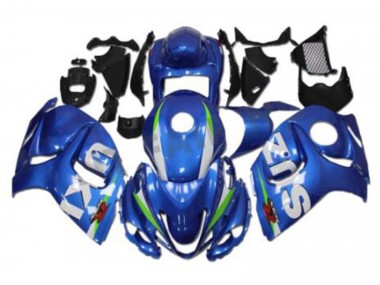 Blue White 2008-2019 Suzuki GSXR 1300 Fairings