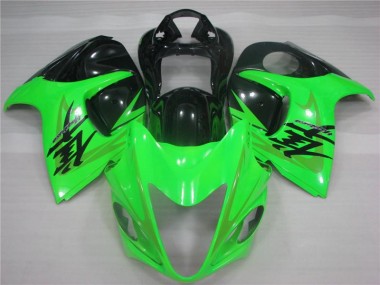 Green Black 2008-2019 Suzuki GSXR 1300 Fairings