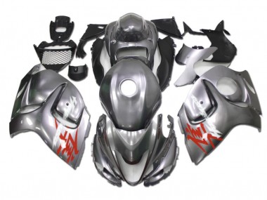 Silver 2008-2019 Suzuki GSXR 1300 Fairings