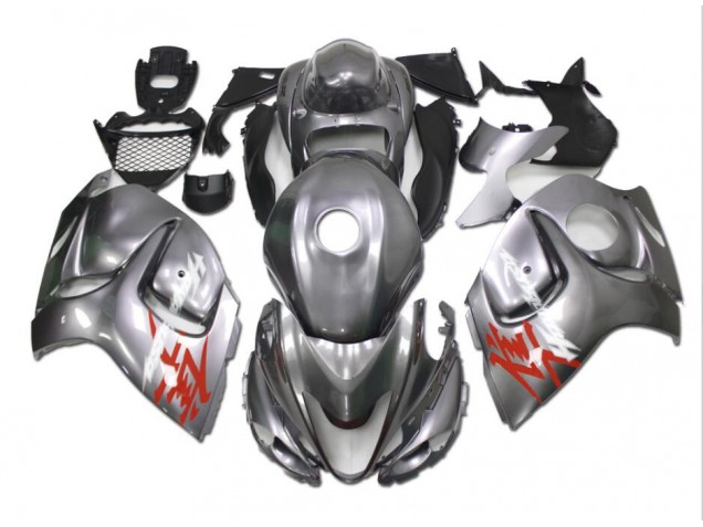Silver 2008-2019 Suzuki GSXR 1300 Fairings
