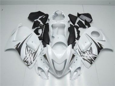 White 2008-2019 Suzuki GSXR 1300 Fairings