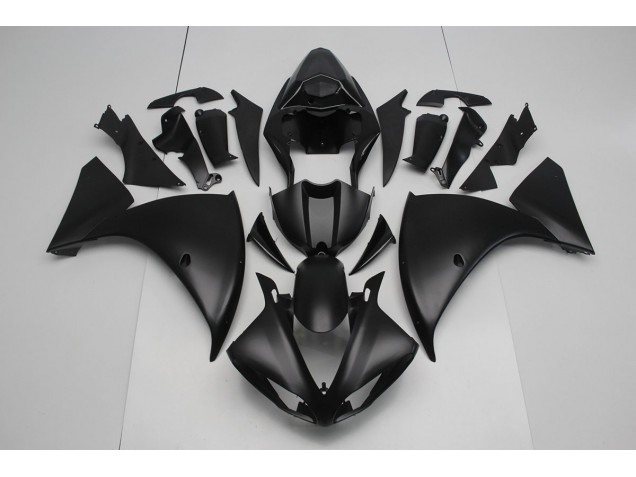 Matte Black 2009-2011 Yamaha YZF R1 Fairings