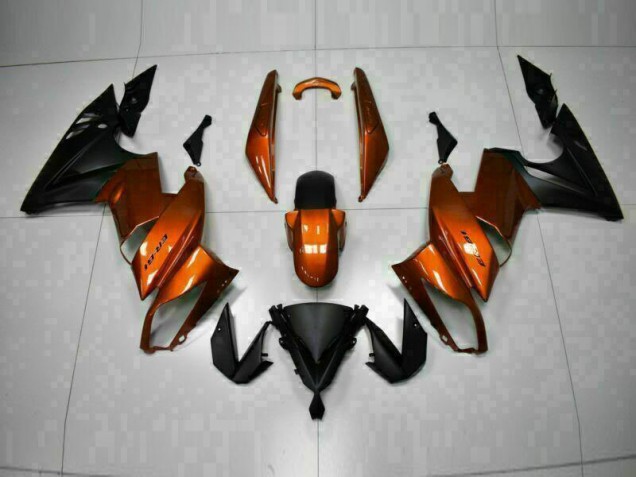 Orange 2009-2011 Kawasaki Ninja EX650 Fairings Orange 2009-2011 Kawasaki Ninja EX650 Fairings