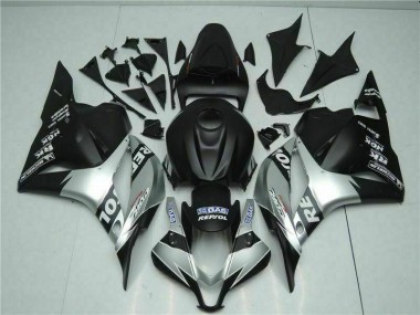 Black Silver 2009-2012 Honda CBR600RR Fairings & Bodywork