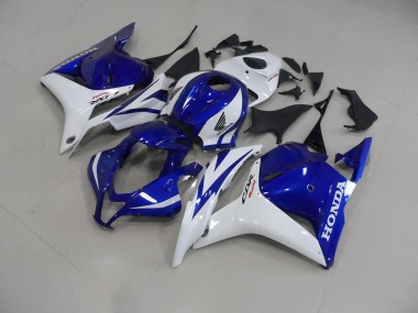 Blue White 2009-2012 Honda CBR600RR Fairings