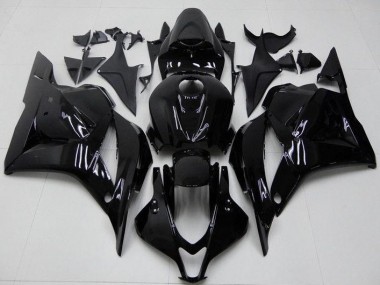 Glossy Black 2009-2012 Honda CBR600RR Fairings