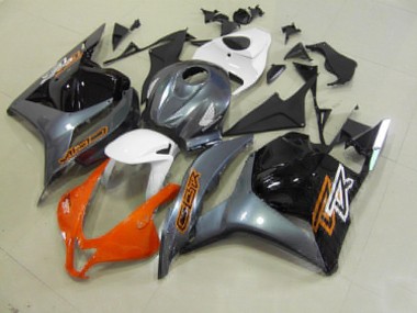 Orange Grey Black 2009-2012 Honda CBR600RR Fairings