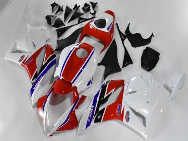 Red White Blue 2009-2012 Honda CBR600RR Fairings
