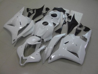 White 2009-2012 Honda CBR600RR Fairings