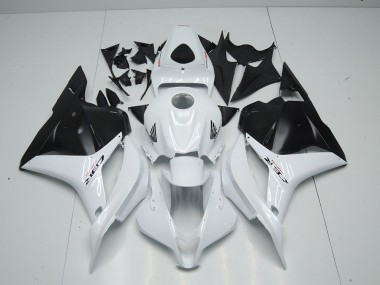 White Matte Black 2009-2012 Honda CBR600RR Fairings