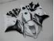 White Silver Black 2009-2012 Honda CBR600RR Fairings