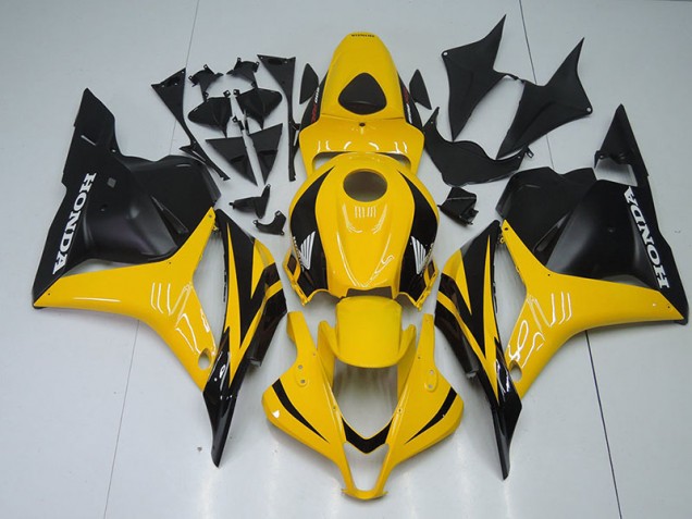 Yellow Black 2009-2012 Honda CBR600RR Fairings