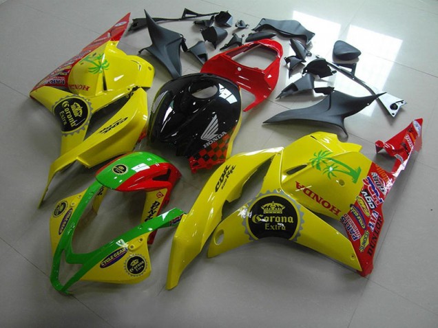 Yellow Corona Extra 2009-2012 Honda CBR600RR Fairings