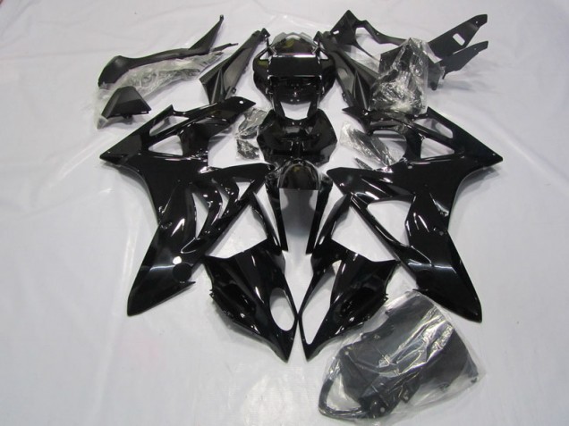 Black 2009-2014 BMW S1000RR Fairings