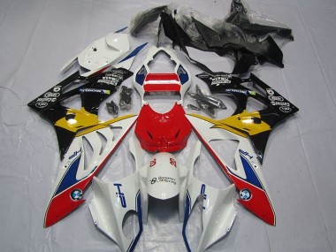 Red White Yellow 2009-2014 BMW S1000RR Fairings
