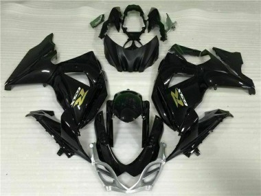 Black 2009-2016 Suzuki GSXR1000 Full Fairing Kit