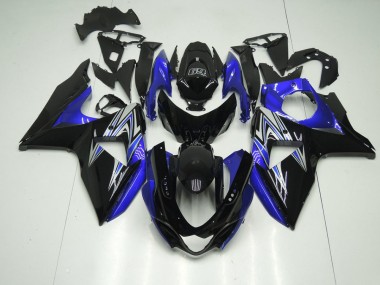 Blue and Black 2009-2016 Suzuki GSXR 1000 Fairings