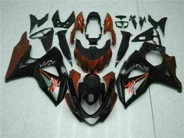 Brown Black 2009-2016 Suzuki GSXR1000 Fairings